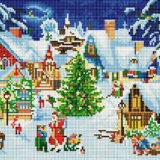 Adventskalender* Diamond Painting « Zauberhaftes Winterdorf»