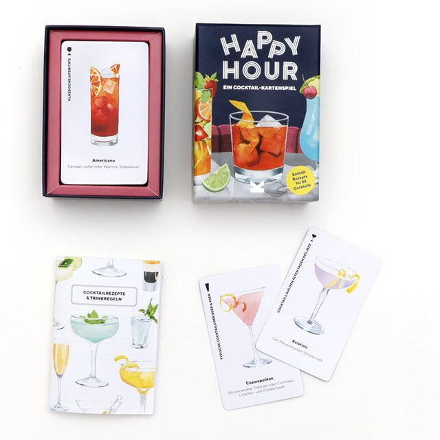 Spiel Happy Hour Ein Cocktail Kartenspiel Mit 52 Rezepten