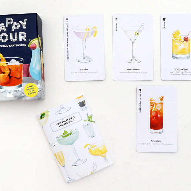 Spiel Happy Hour Ein Cocktail Kartenspiel Mit 52 Rezepten